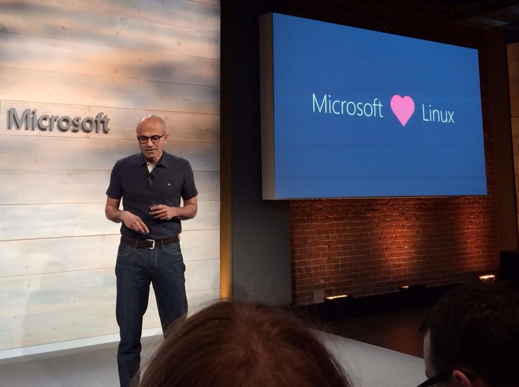 Satya Nadella: Microsoft ♥ Linux